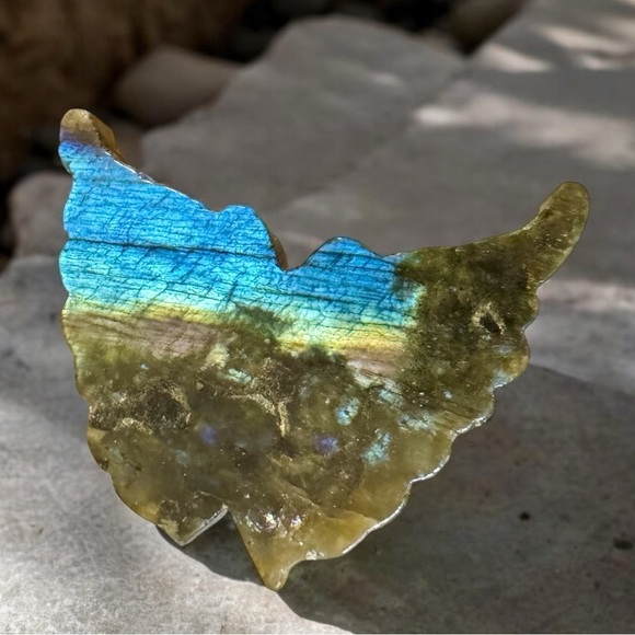 Carved Labradorite Sculpture Collection (3 Pieces) - Picture 7 of 11